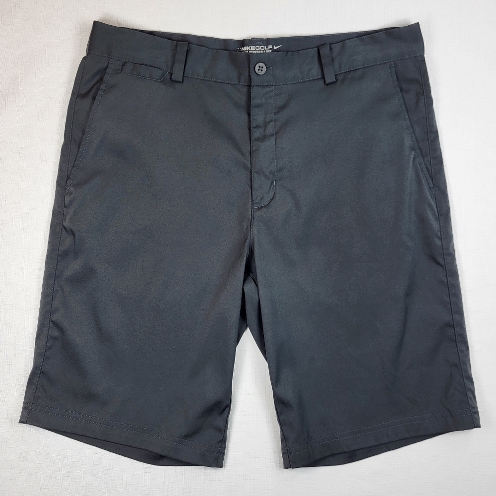Nike Golf Black SHORTS Mens Size 32 Dri Fit Tour Performance Lightweight Stretch